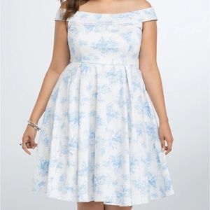 DISNEY PRINCESS OFF THE SHOULDER SWING DRESS